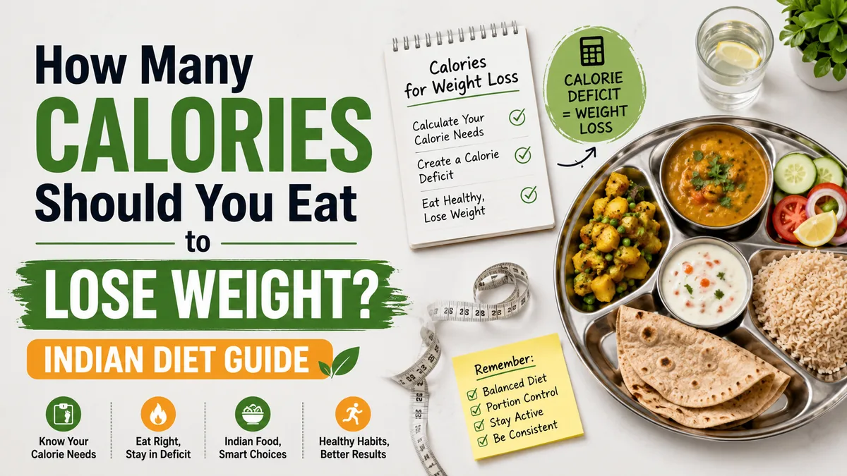 How Many Calories Should You Eat to Lose Weight? A Simple Guide for Indian Diets