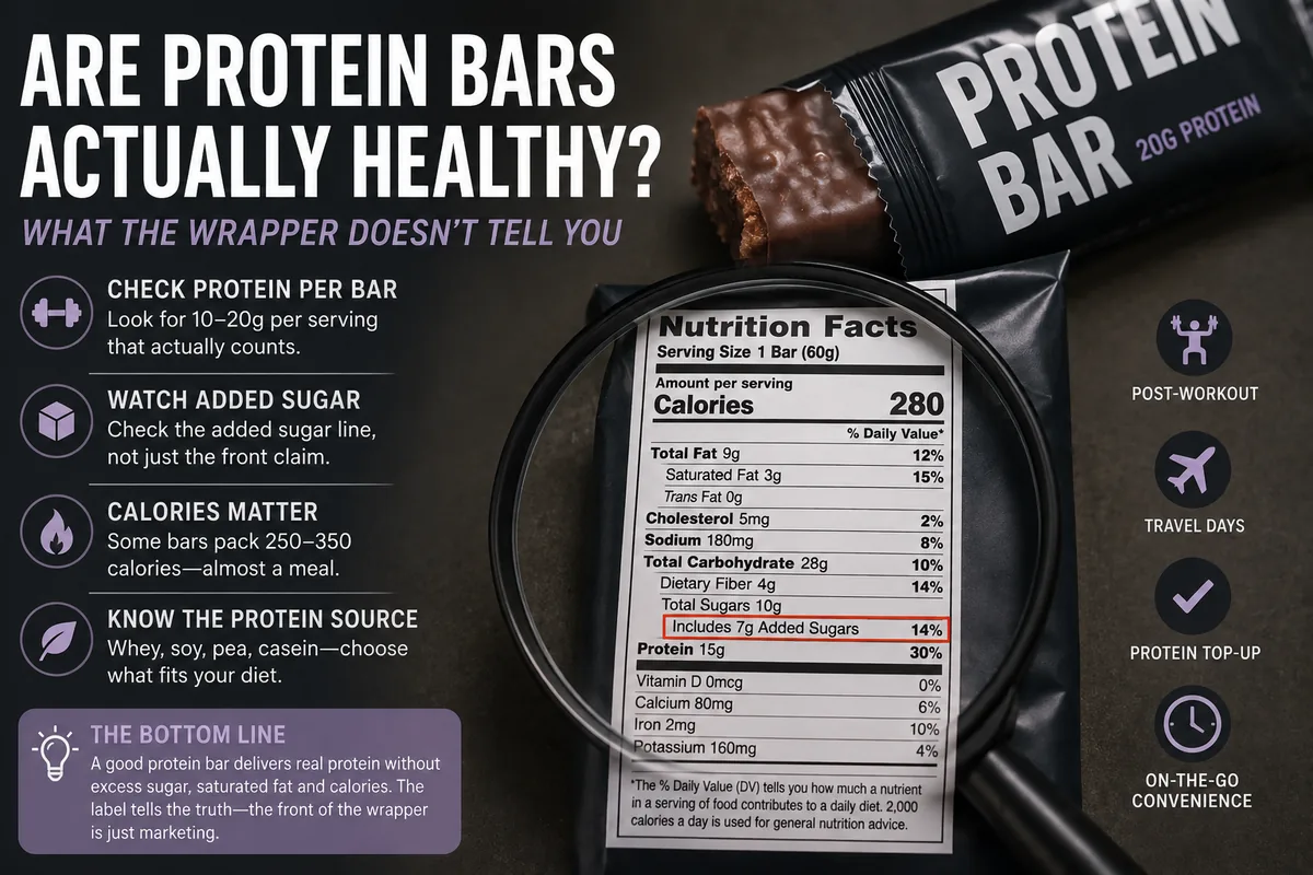 Are Protein Bars Actually Healthy? What the Wrapper Doesn't Tell You